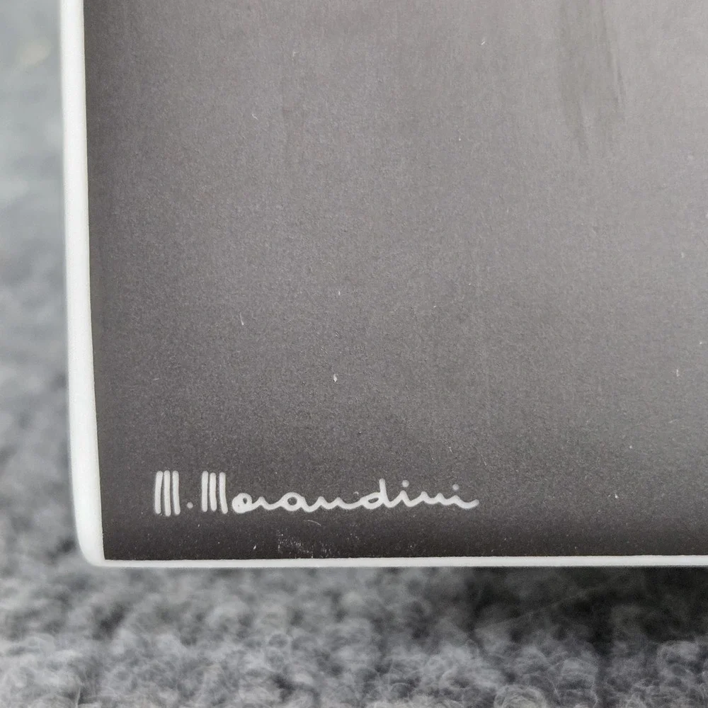 Rosenthal Vase Marcello Morandini Alphabet Black 1980 